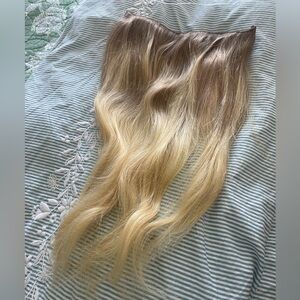 Balayage Blonde Halo Hair Extensions - Natural Ombre
